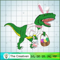 Easter Dinosaur - Bunnysauru SVG Cut File for Cricut
