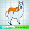 Sloth Riding Cute Alpaca Llama SVG, Sloth SVG, Trending SVG 3 37 copy 33
