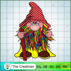 Cute Garden Gnome  SVG, Gnome SVG, Trending SVG
