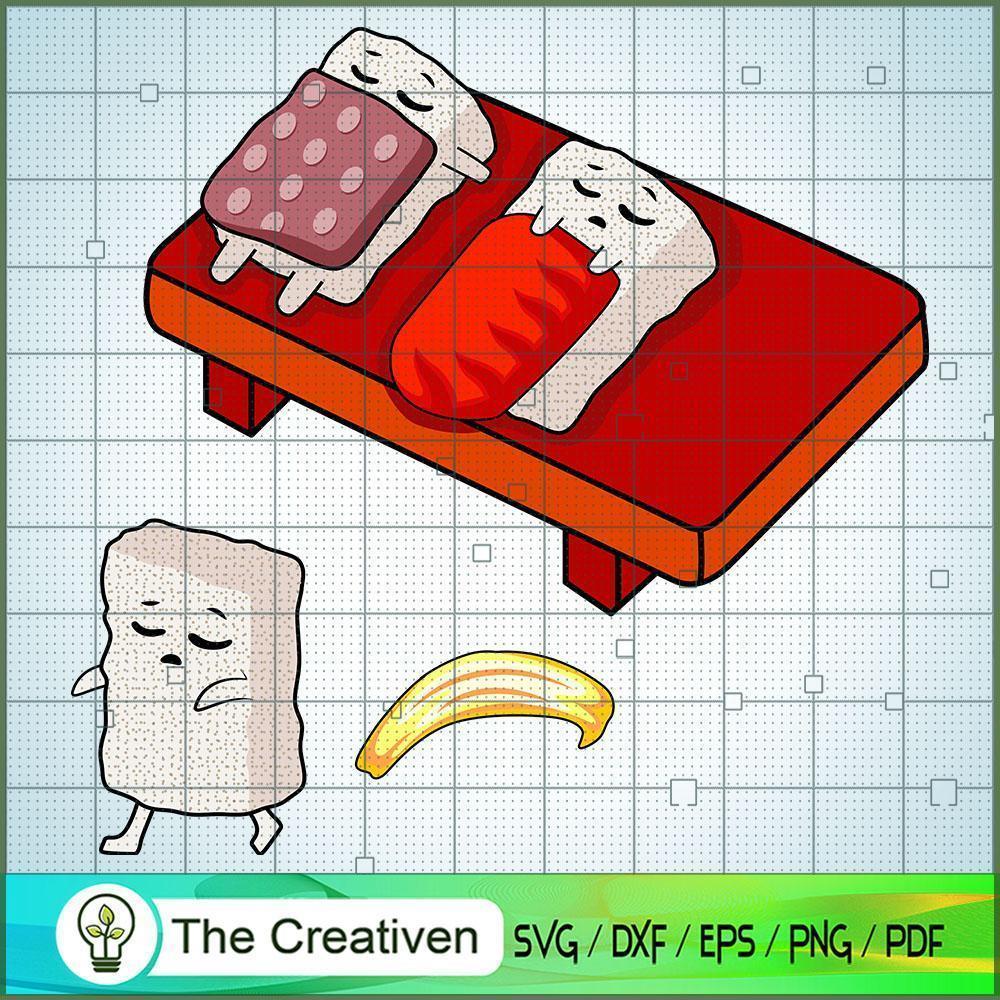 Sleeping Sushi SVG, Sushi SVG, Trending SVG 1 8 copy 56