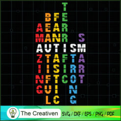 Autism Amazing Beautiful Fan SVG Cut File for Cricut