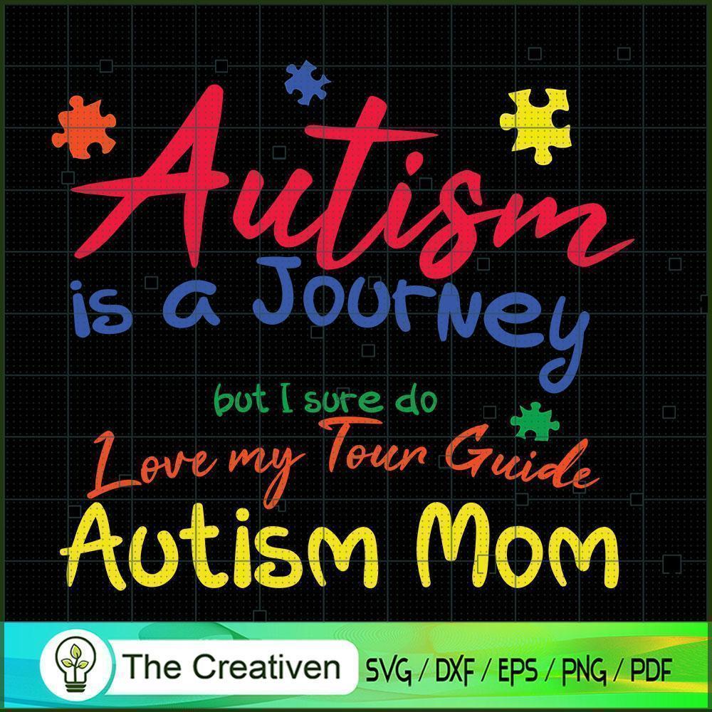 Autism Mom Journey I Love My SVG Cut File for Cricut 1 Autism Mom Journey I Love My SVG Cut File for Cricut