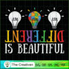 Different is Beautiful Autis SVG Cut File for Cricut Design 17694