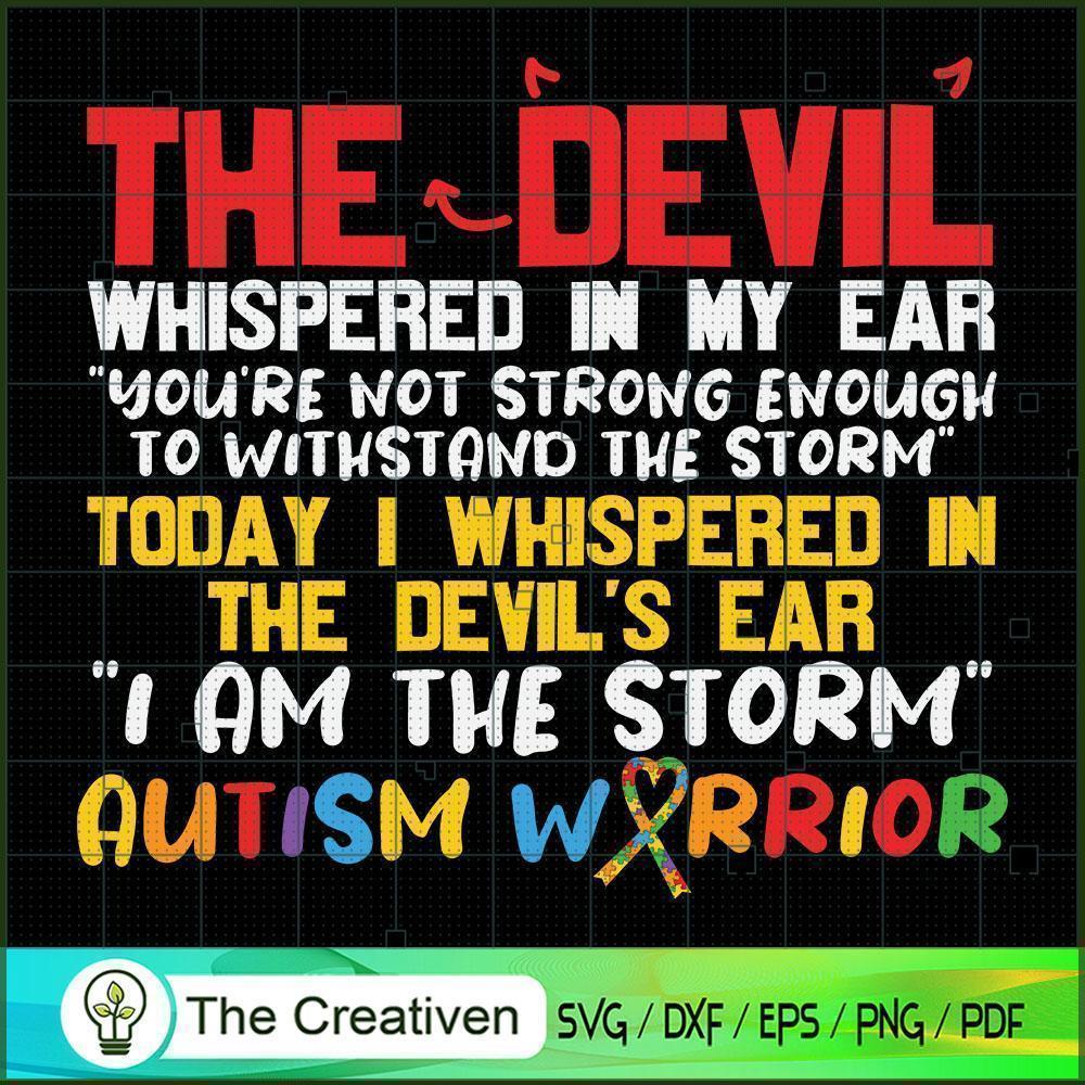 I Am the Storm Autism Warrio SVG Cut File for Cricut 1 I Am the Storm Autism Warrio SVG Cut File for Cricut
