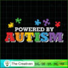 Powered by Autism SVG, Autism Awareness SVG, Puzzle Piece SVG 2 52 copy 19
