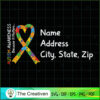 Autism Awareness Name Card SVG, Autism Awareness SVG, Puzzle Piece SVG