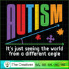 Autism Seeing the World Diff SVG Cut File for Cricut