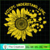 Accept Understand Love Autis SVG Cut File for Cricut