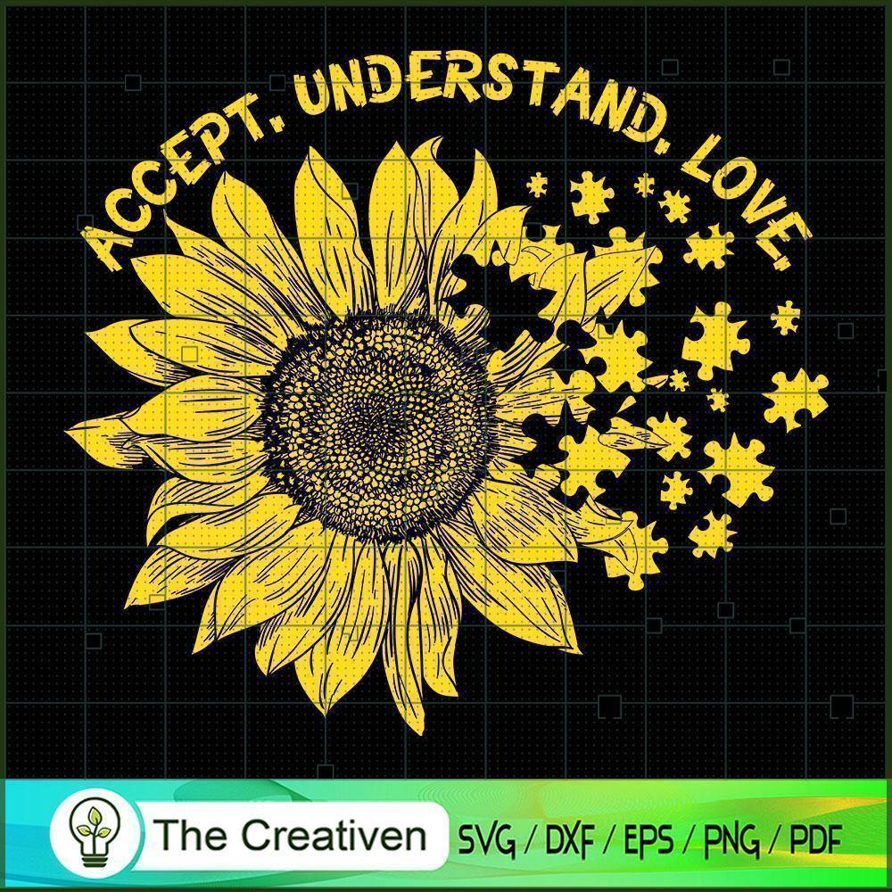 Accept Understand Love Autis SVG Cut File for Cricut 1 Accept Understand Love Autis SVG Cut File for Cricut