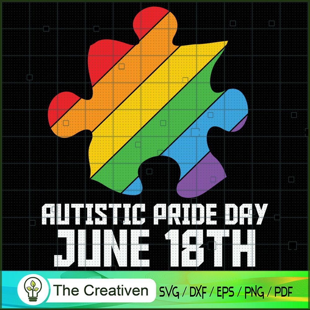 Autistic Pride Day June 18th Autism SVG, Autism Awareness SVG, Puzzle Piece SVG 1 26 copy 43