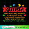 Autism Where Hearts Melt Hea SVG Cut File for Cricut