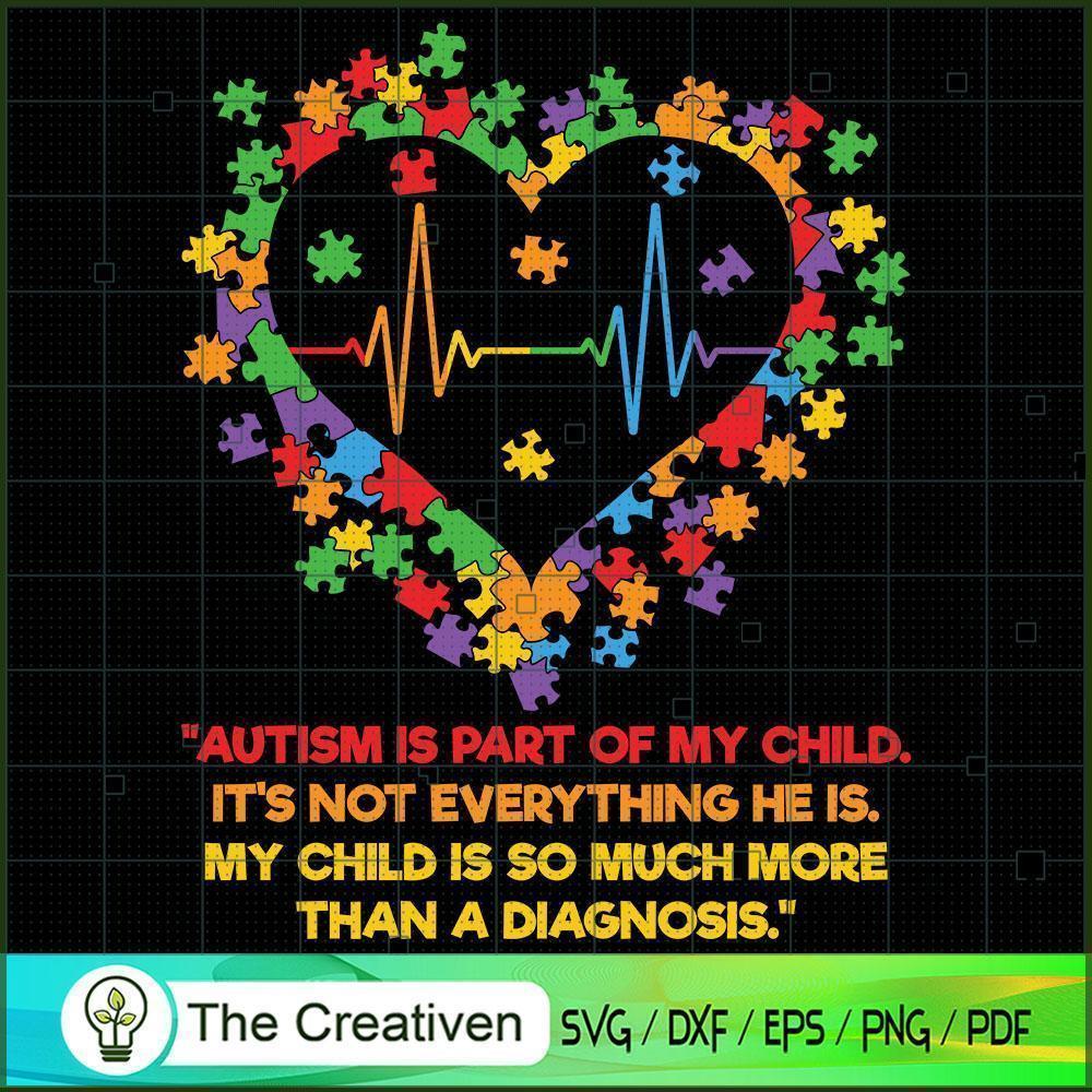 Autism Part of My Child Smar SVG Cut File for Cricut 1 Autism Part of My Child Smar SVG Cut File for Cricut