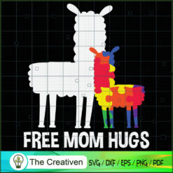 Autism Awareness Free Mom Hu SVG Cut File for Cricut