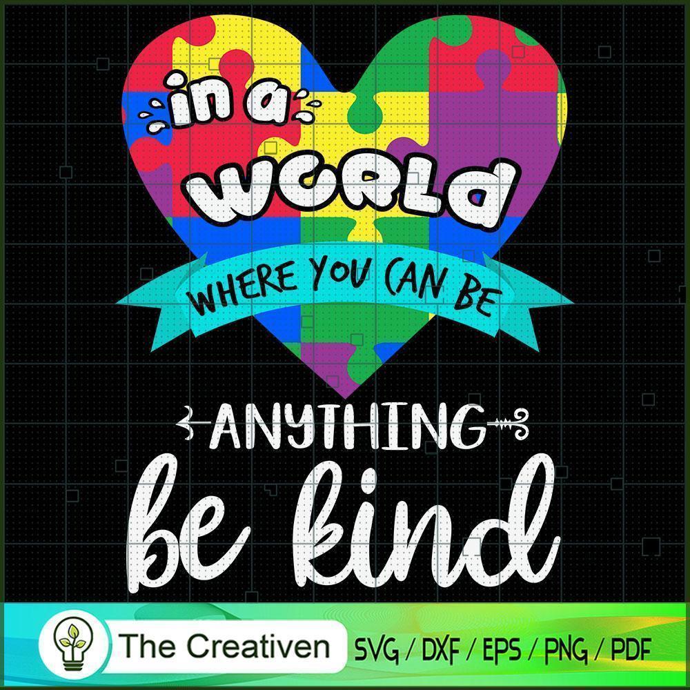 Be Kind Autism Lover SVG , Autism Awareness SVG , Love Autism SVG 1 138 copy 3