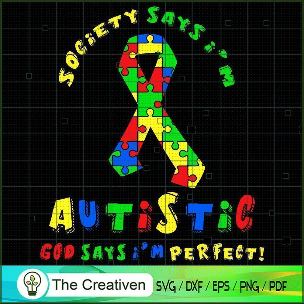 Society Says i'm Autistic Go SVG Cut File for Cricut 1 Society Says i'm Autistic Go SVG Cut File for Cricut