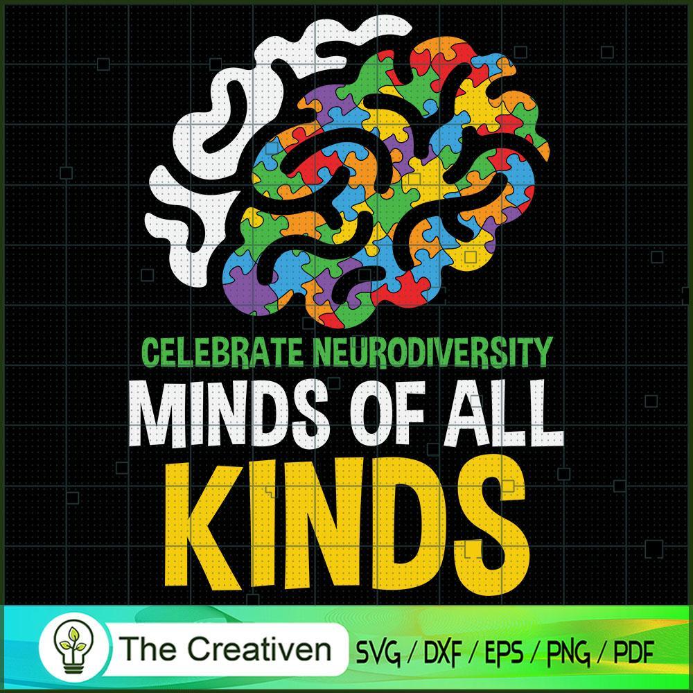 Autism Neurodiversity Minds SVG Cut File for Cricut 1 Autism Neurodiversity Minds SVG Cut File for Cricut