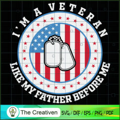 Veteran Don't Thank Me Thank SVG Cut File for Cricut