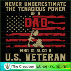 Never Underestimate Power DA SVG Cut File for Cricut