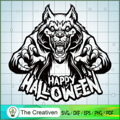 Angry Werewolves Silhouette SVG, Werewolves SVG, Halloween SVG