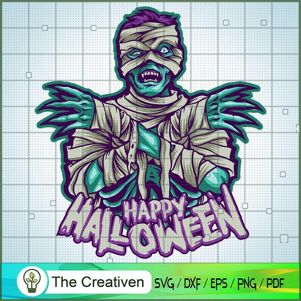 Zombie Mummy SVG Cut File for Cricut & Silhouette 1 Zombie Mummy SVG Cut File for Cricut & Silhouette