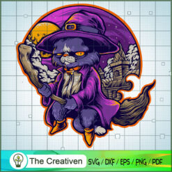 Hogwarts Cat Withcraft Shaman SVG, Shaman SVG, Halloween SVG