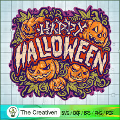 Happy Halloween Jack O’lantern SVG, Jack O’lantern SVG, Halloween SVG