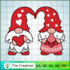 Valentine Gnomes Svg File, Gnomes SVG