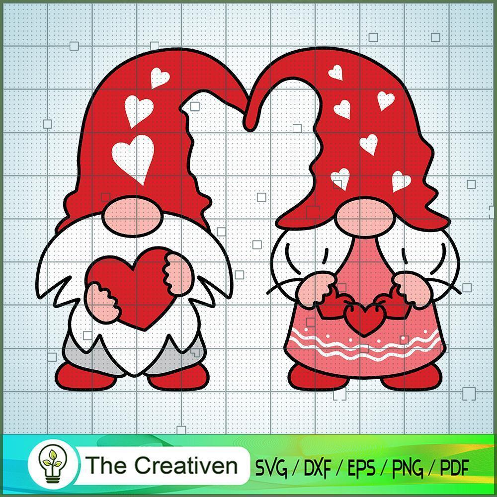 Valentine Gnomes Svg File, Gnomes SVG 1 Valentine Gnomes Svg File, Gnomes SVG