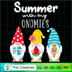 Summer With Gnomies SVG, Summer SVG, Gnomes SVG