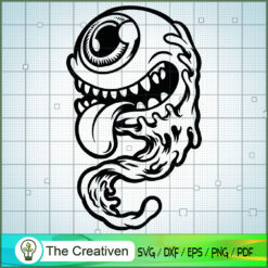 Halloween Character One Eye Monster SVG, Monster SVG, Halloween SVG