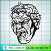 Halloween Character Scary Zombie Head SVG, Zombie SVG, Halloween SVG 3 39 copy 28