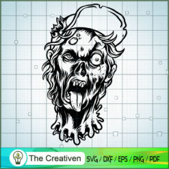 Halloween Scary Teenager Zombie SVG, Zombie SVG, Halloween SVG