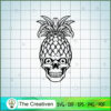 Halloween Pineapple Tropical Skull SVG, Skull SVG, Halloween SVG 2 34 2