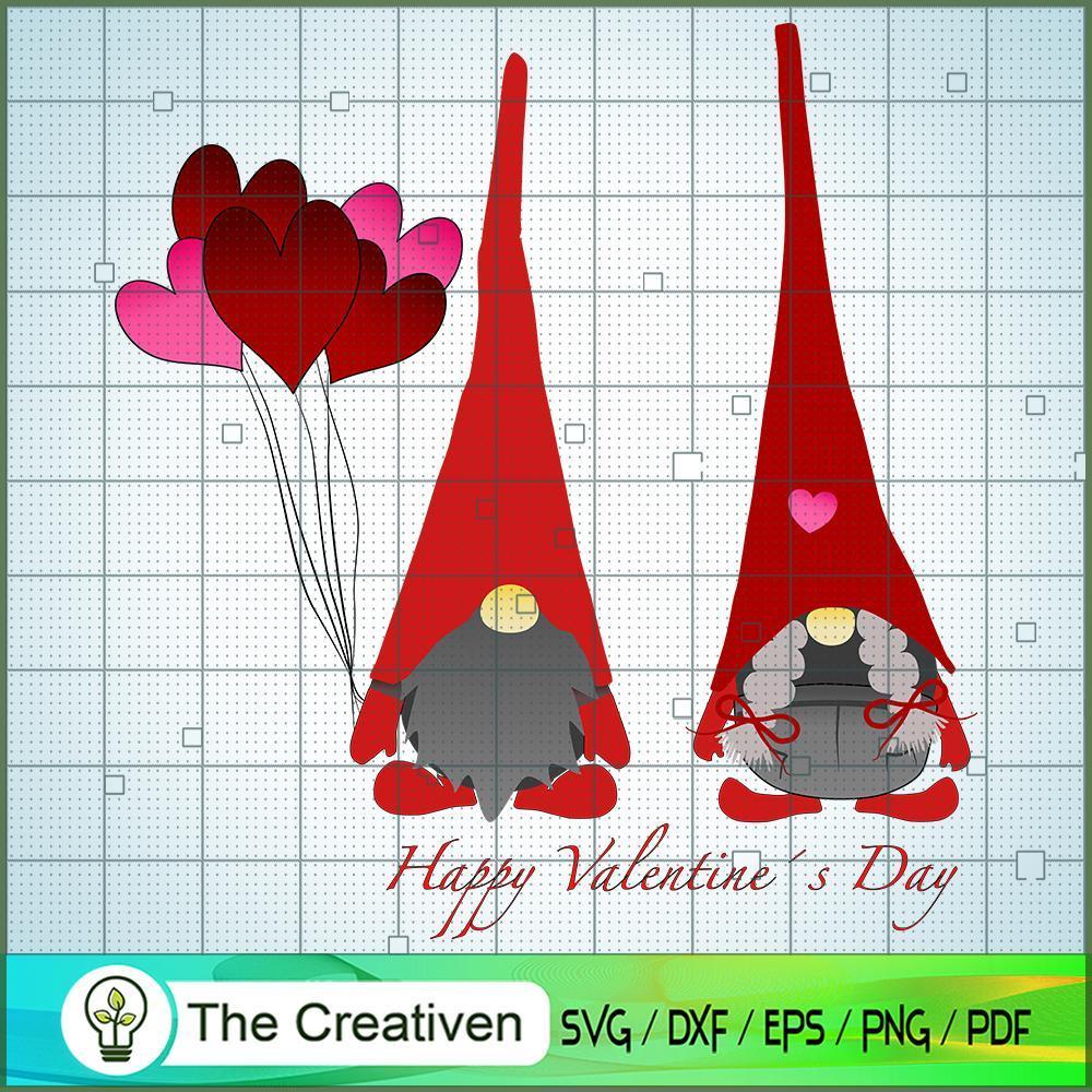 Valentine's Gnomes SVG ,Valentine's SVG, Gnomes SVG 1 Valentine's Gnomes SVG ,Valentine's SVG, Gnomes SVG