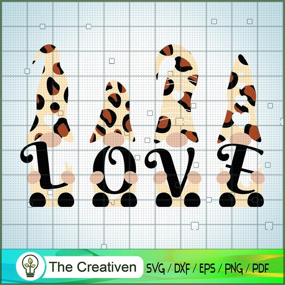 Valentines Gnomes SVG, Love Leopard SVG, Gnomes SVG 1 Valentines Gnomes SVG, Love Leopard SVG, Gnomes SVG