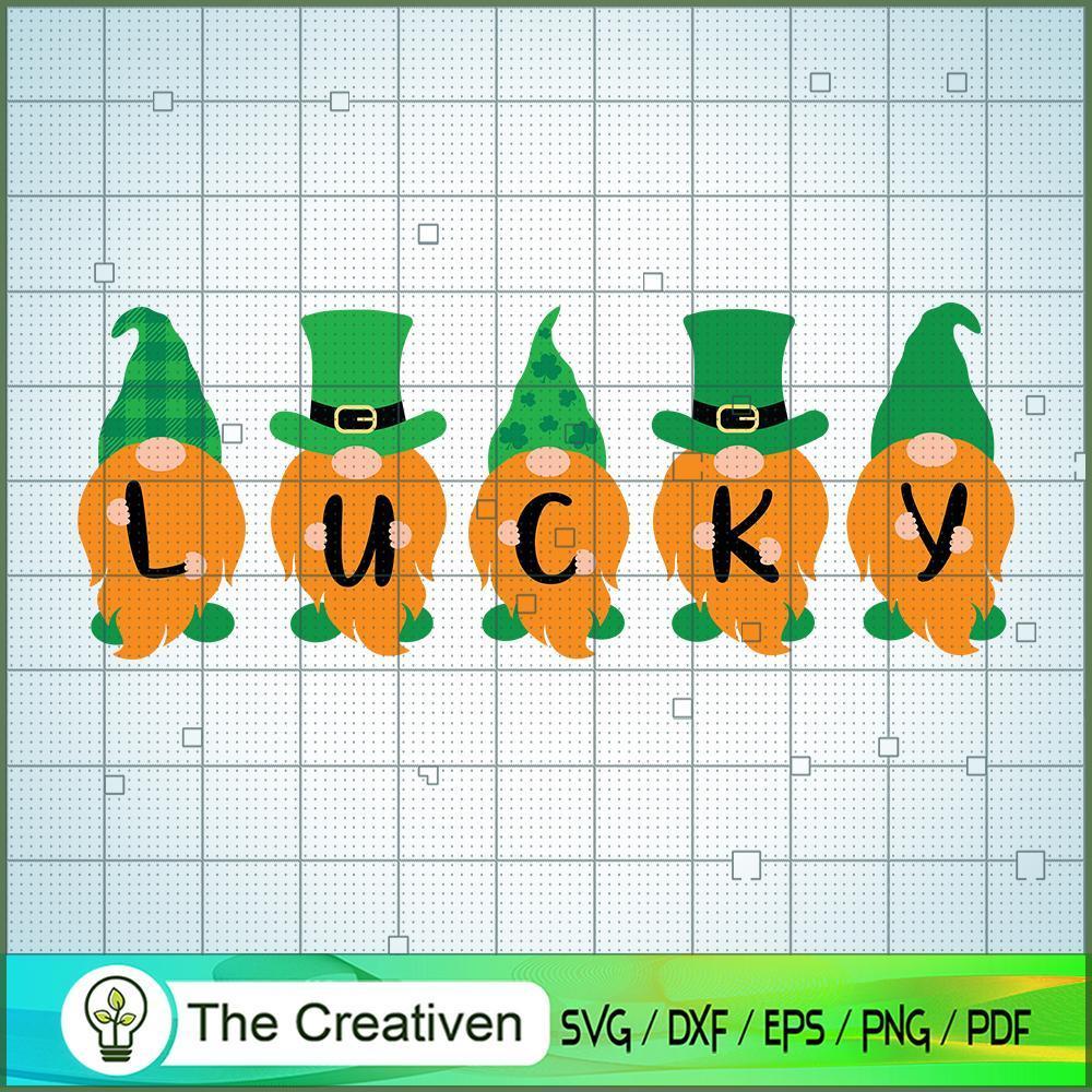 Lucky Gnomes Svg, St Patrick's Day Svg, Gnomes SVG 1 Lucky Gnomes Svg, St Patrick's Day Svg, Gnomes SVG