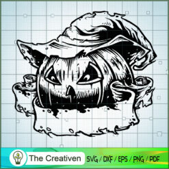 Hand Drawn Angry Halloween S SVG Cut File for Cricut