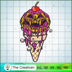 Monster Halloween Pumpkin Ic SVG Cut File for Cricut