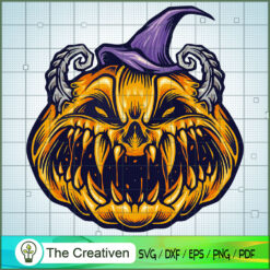 Spooky Creepy Halloween Pump SVG Cut File for Cricut Design 16952