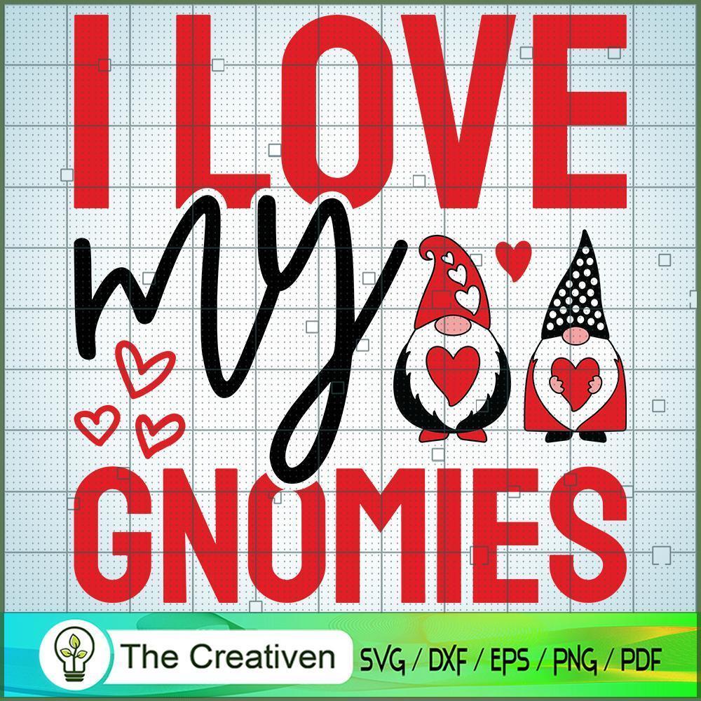 Valentine Gnomes SVG, I Love My Gnomies SVG, Gnomes SVG 1 Valentine Gnomes SVG, I Love My Gnomies SVG, Gnomes SVG