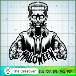 Silhouette Monster Halloween SVG Cut File for Cricut