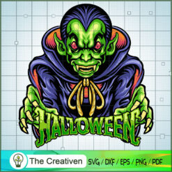 Dracula Monster Halloween Ch SVG Cut File for Cricut