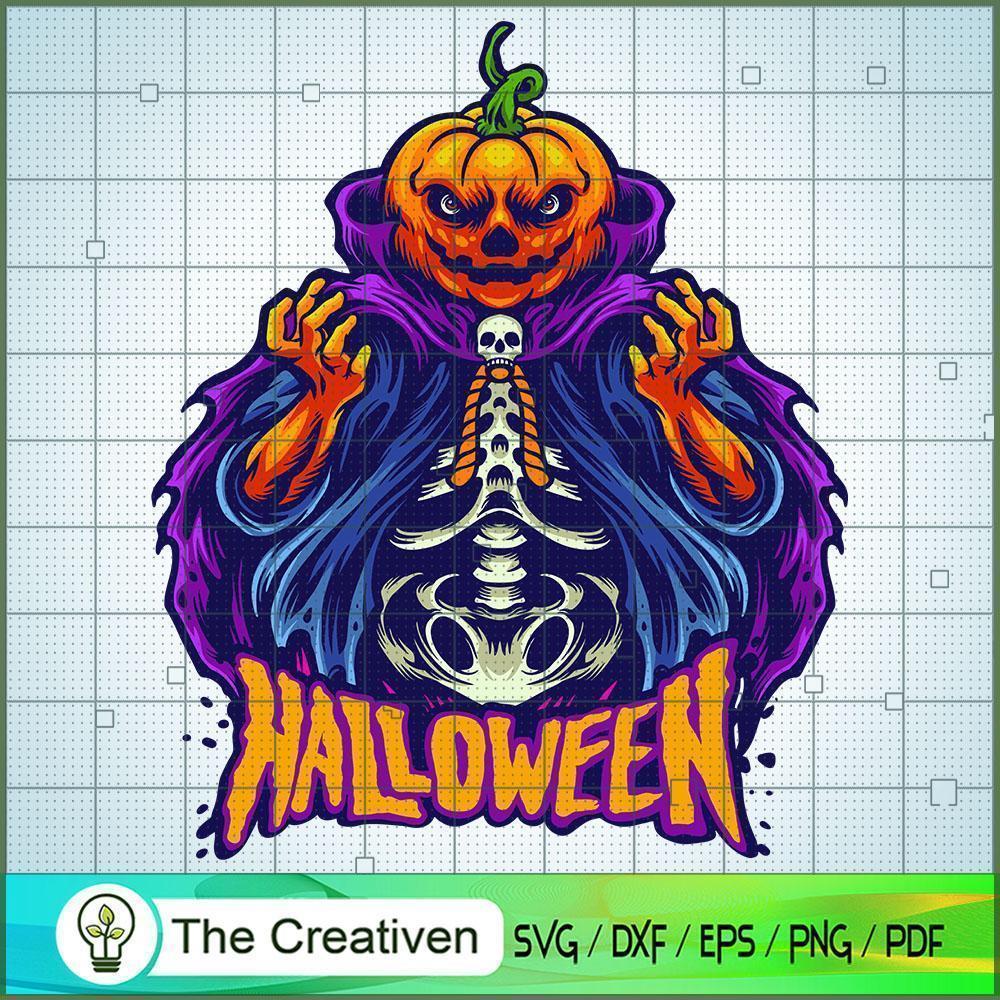 Halloween Scary Pumpkin Head SVG, Pumpkin Head SVG, Halloween SVG 1 7 copy 46