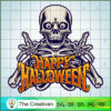 Skull Halloween Treat Pumpki SVG Cut File for Cricut