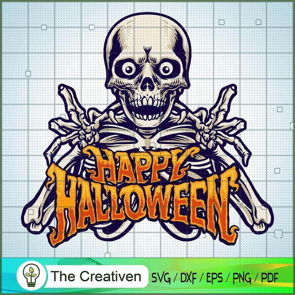 Skull Halloween Treat Pumpki SVG Cut File for Cricut 1 Skull Halloween Treat Pumpki SVG Cut File for Cricut