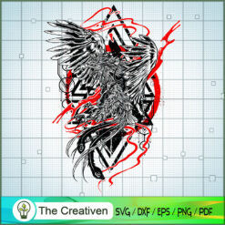 Phoenix SVG, Bird SVG, Fire Bird SVG