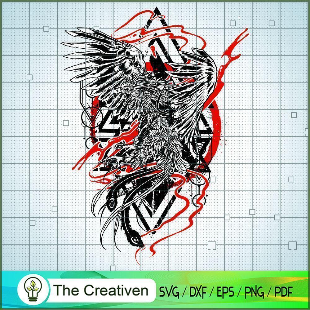 Phoenix SVG, Bird SVG, Fire Bird SVG 1 Phoenix SVG, Bird SVG, Fire Bird SVG