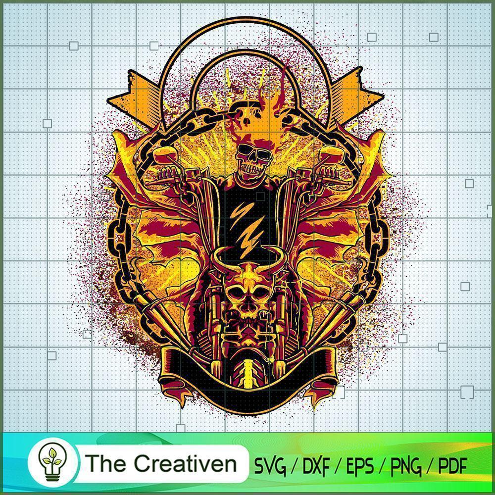 Ghost Rider SVG, Daredevil SVG, Motorcycle Accident SVG 1 Ghost Rider SVG, Daredevil SVG, Motorcycle Accident SVG