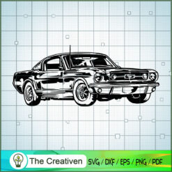 Ford Mustang SVG, Ford Car SVG, Sport Car SVG