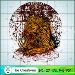 Lion Head SVG, Lion Face SVG, Animals SVG